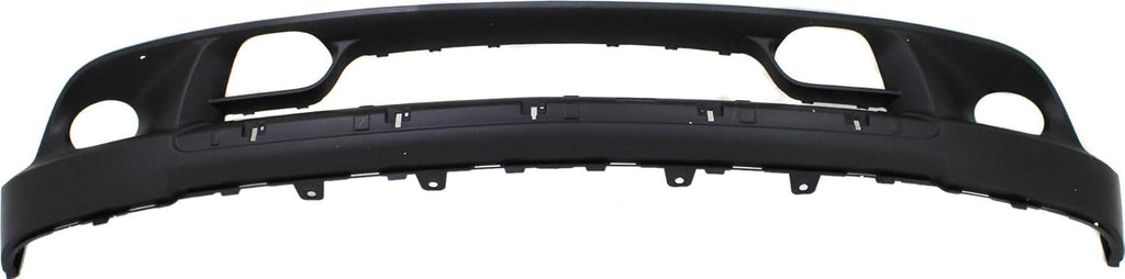 Front Bumper Cover Set of 2 Primed Plastic with Fog Light Holes F4474