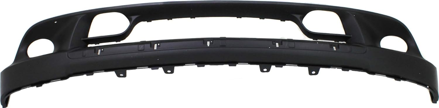 Front Bumper Cover Set of 2 Primed Plastic with Fog Light Holes F4474