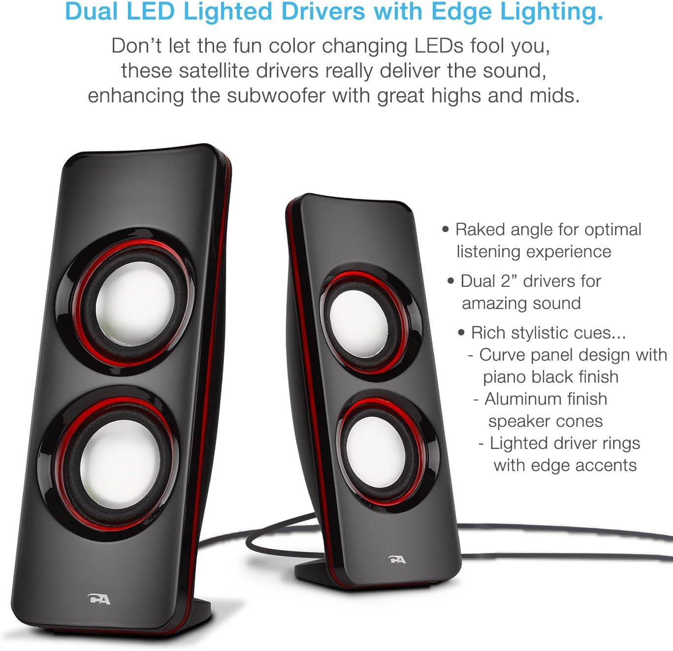 2.1 Bluetooth Subwoofer Speaker System, Pack of 2 G335377