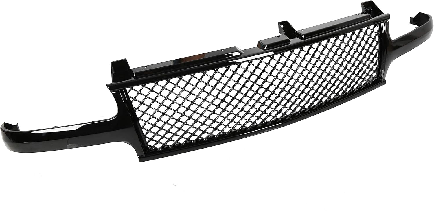 Black Mesh Front Hood Grill Cover L9711