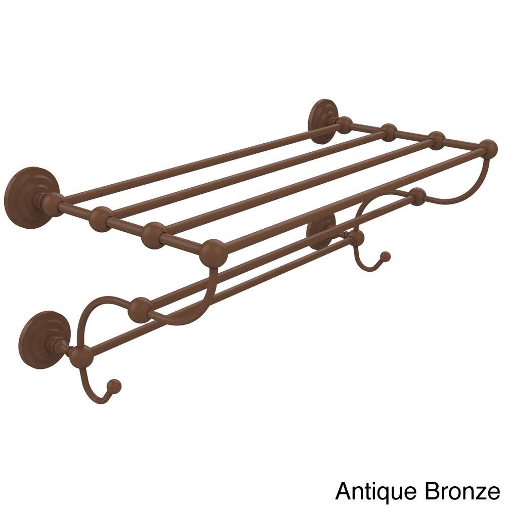 Antique Bronze Train Rack Towel Shelf L2267