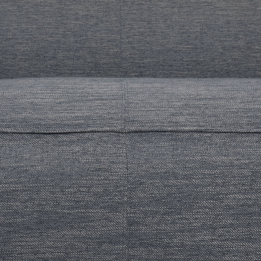 Charcoal Fabric Upholstered Loveseat V499025