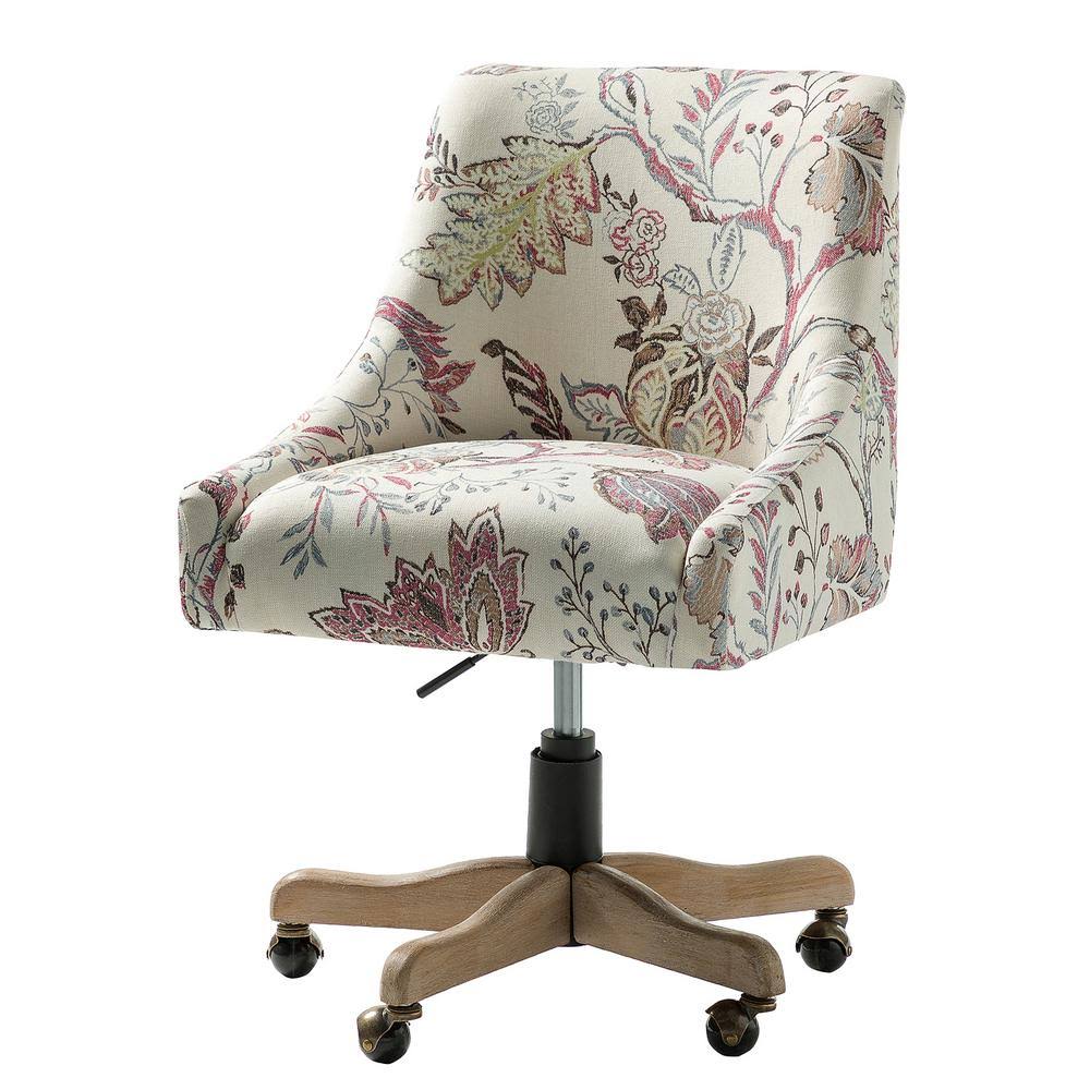 Jacobean Pink Task Chair G6236