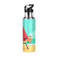 Watermelon Stainless Steel Insulated Water Bottle with Straw Lid V754096
