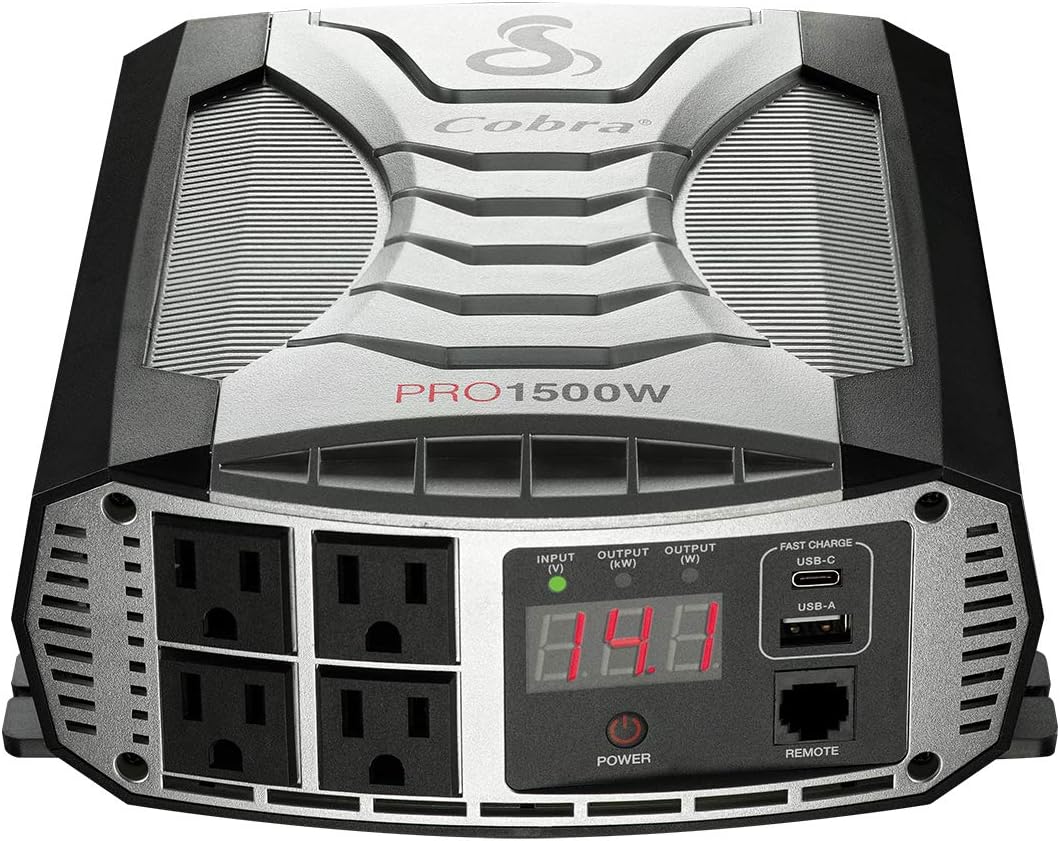 3000W Power Inverter with 4 AC Outlets and 2 USB Ports H151