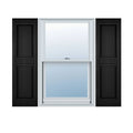 12W x 43H Vinyl Raised Panel Shutters V194035