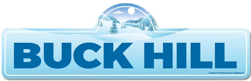 Skiing Skier Snowboarder Décor Sign G37386