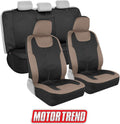 Gray Waterproof Neoprene Car Seat Covers, Full Set, Pack of 2 K461597
