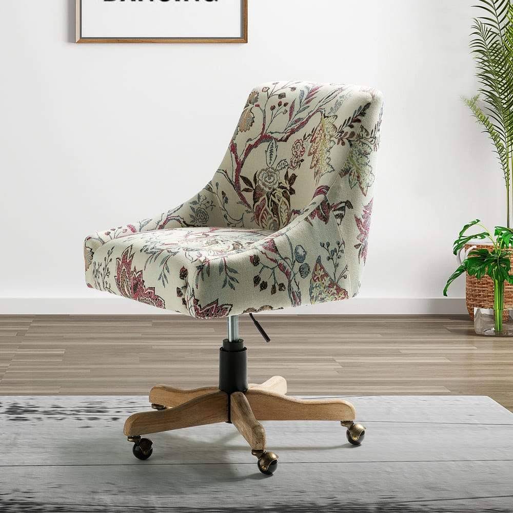 Jacobean Pink Task Chair G6236