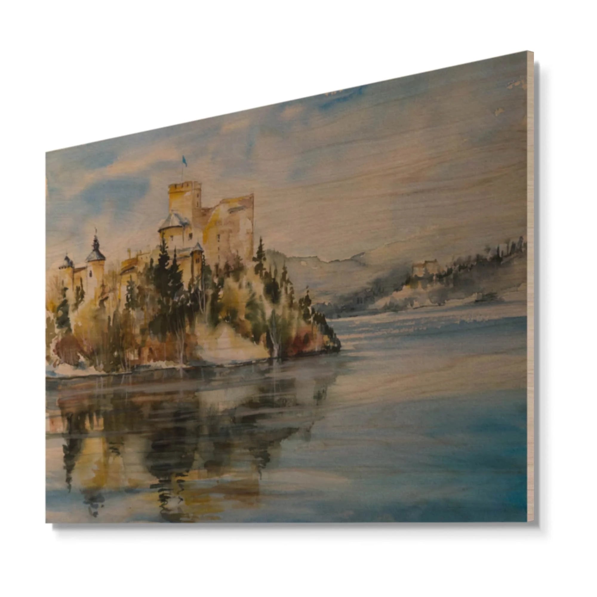 Natural Pine Wood Wall Art Panels 36 In. X 24 In. S6111