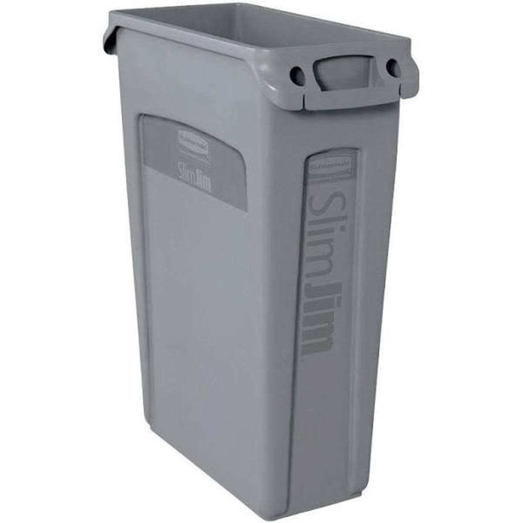 Gray Vented Trash Can 2-Pack W8755