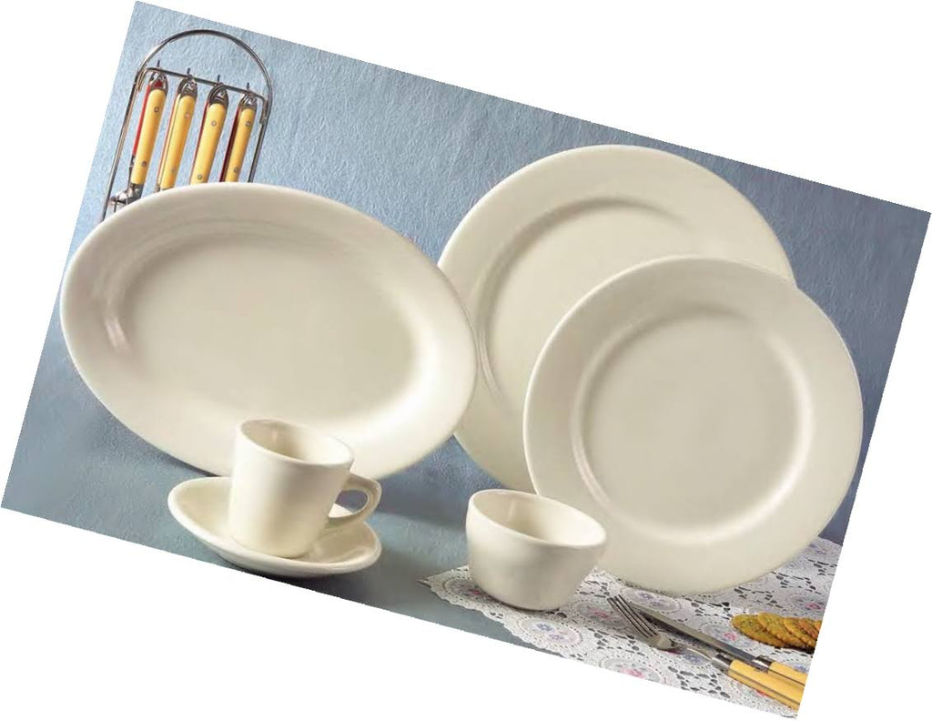 10-1/2-Inch Stoneware Coupe Round Plate I856418
