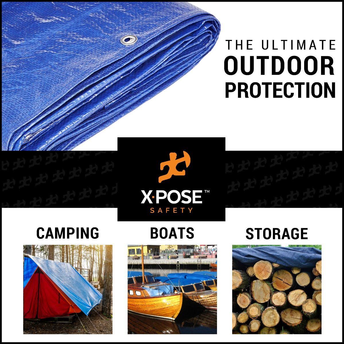 Blue Poly Tarps 20 x 30 - Case of 4 J221