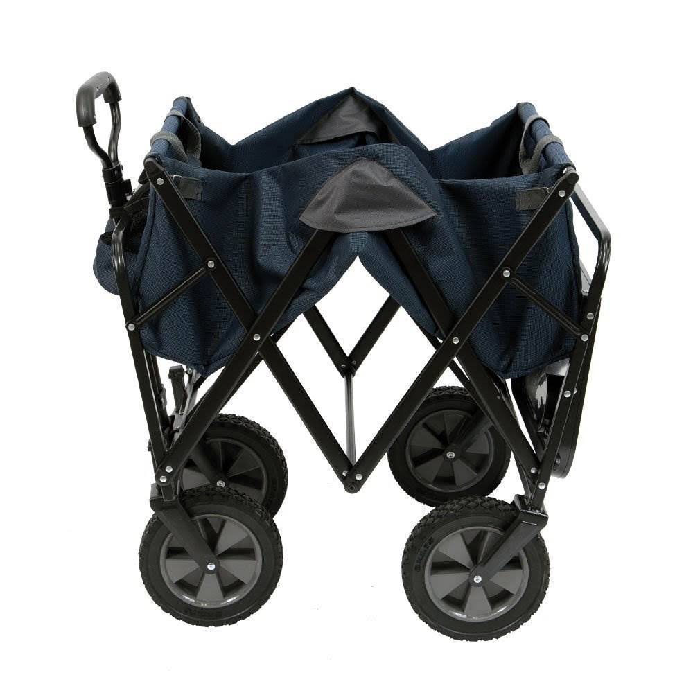 Navy Collapsible Utility Wagon Cart with Table B280841