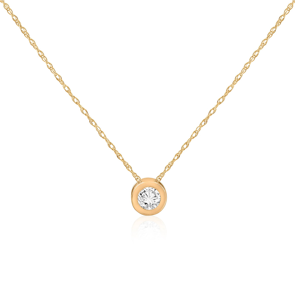 14k Yellow Gold Diamond Pendant H286549
