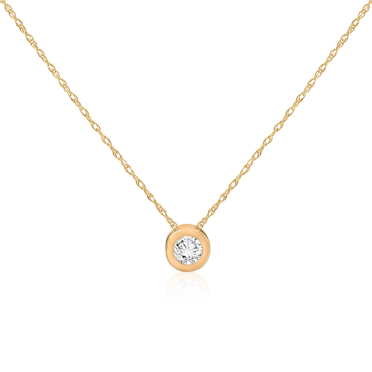 14k Yellow Gold Diamond Pendant H286549