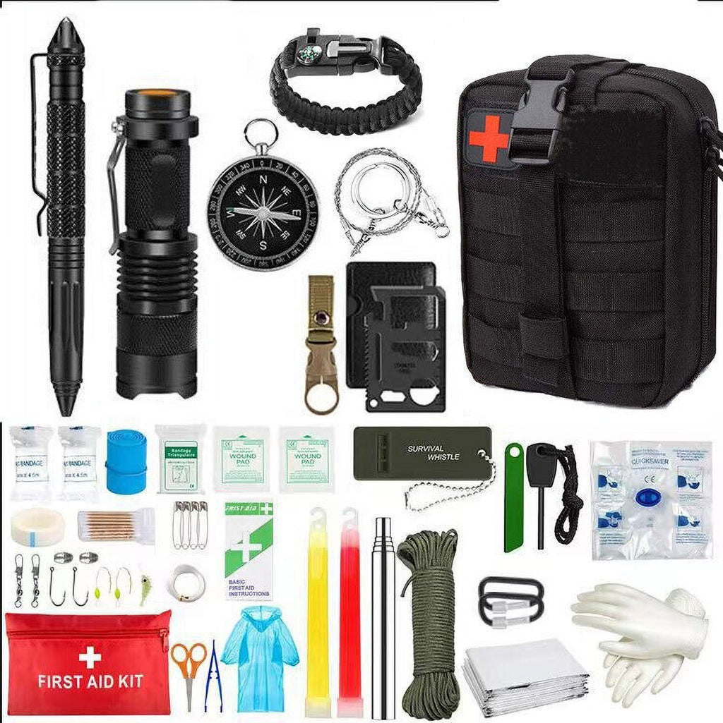 Survival Kit Multi-Function Camp Tactical Equipment R299028