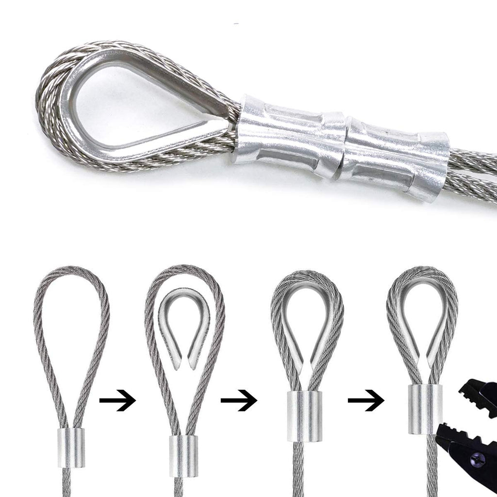 1/8 Cable Railing Kit with 400ft Stainless Steel Cable Wire X87820