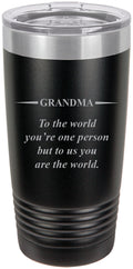 Black Stainless Steel Insulated Tumbler 20 Oz Travel Coffee Mug Q132720