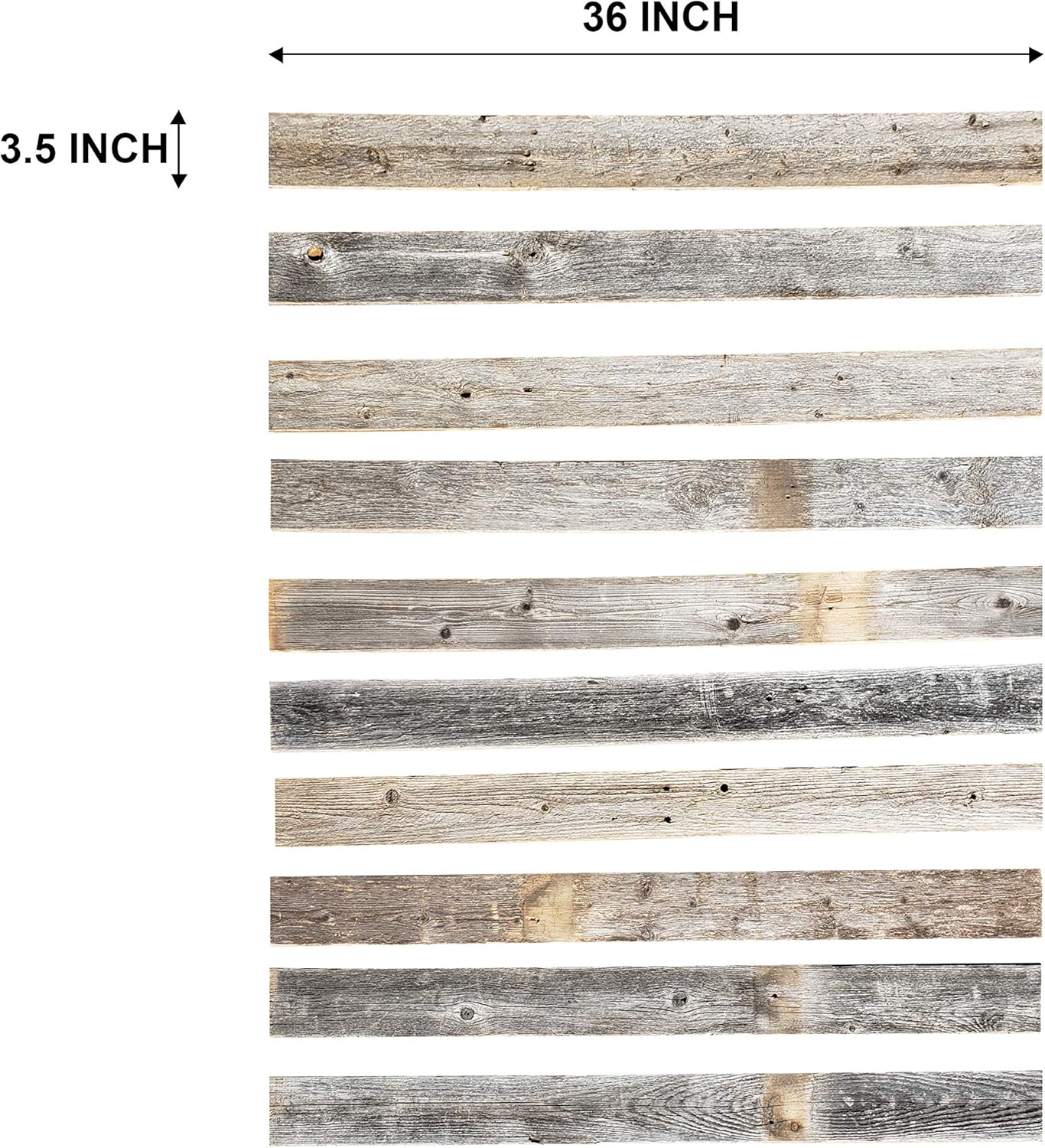 Reclaimed Barn Wood Wall Paneling Planks 46 Square Feet O111933