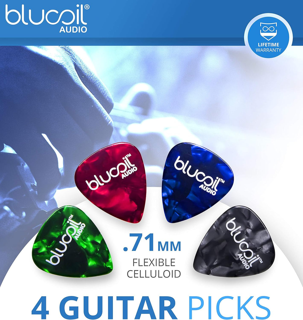 Humbucker Set with Guitar Picks, Patch Cables, and Instrument Cable I9010