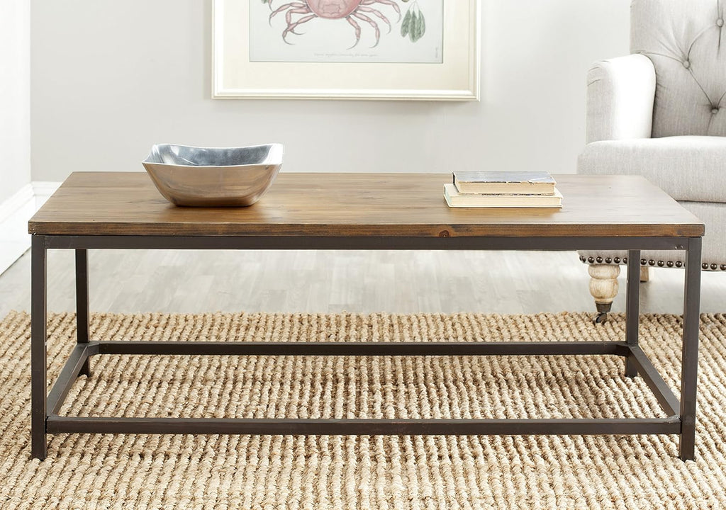 Brown Pine Coffee Table L199883