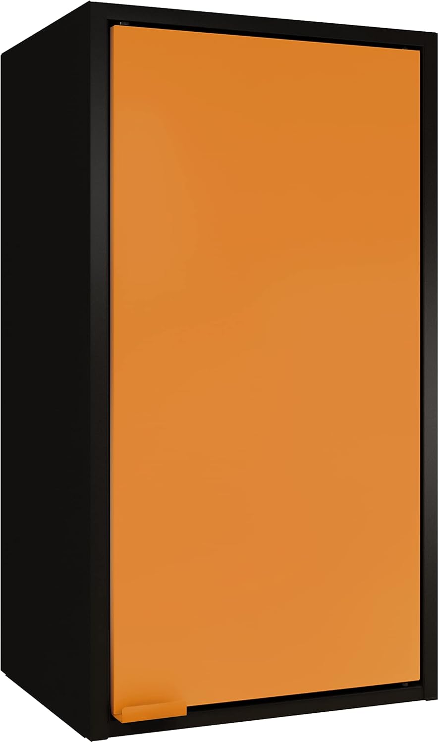 Black and Grey Steel Wall Cabinet I720109