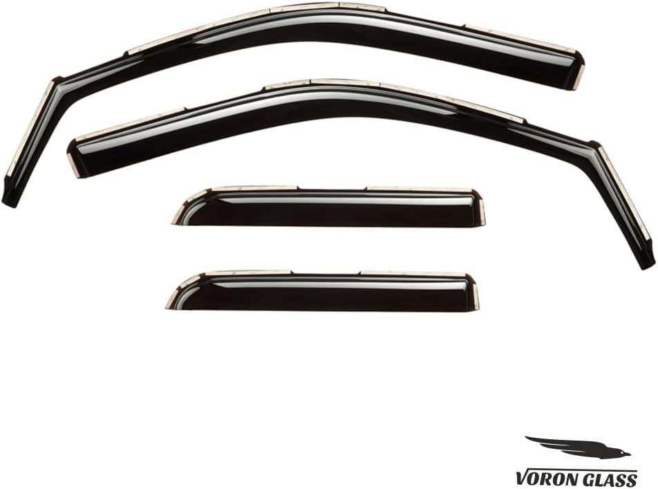 4 Pieces In-Channel Rain Guards for Trucks N8737