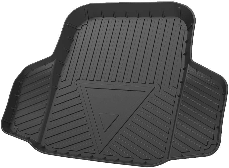 Black Heavy Duty Rubber Trunk Liner Pack of 2 L32768