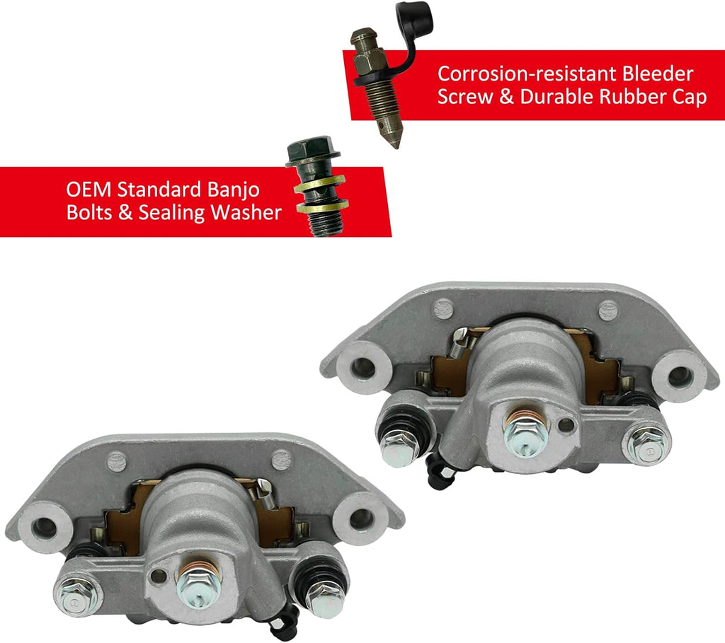 Brake Calipers Front Left Right for Honda TRX500 TRX680 FourTrax Foreman Rubicon Rincon 500 680 E9104