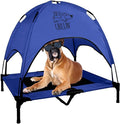 Elevated Dog Bed with Removable Canopy Shade Q212