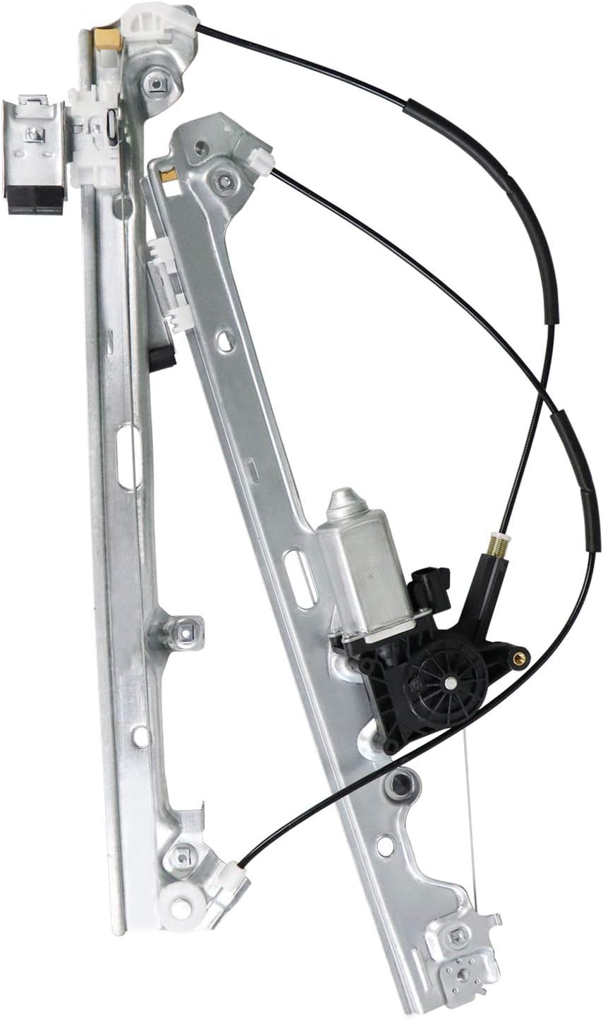 Front Passenger Side Power Window Regulator and Motor Assembly Pack of 2 F3481