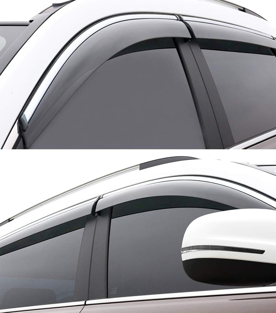 Car Window Visor Vent Shade Deflector Sun/Rain/Fog Guards H202