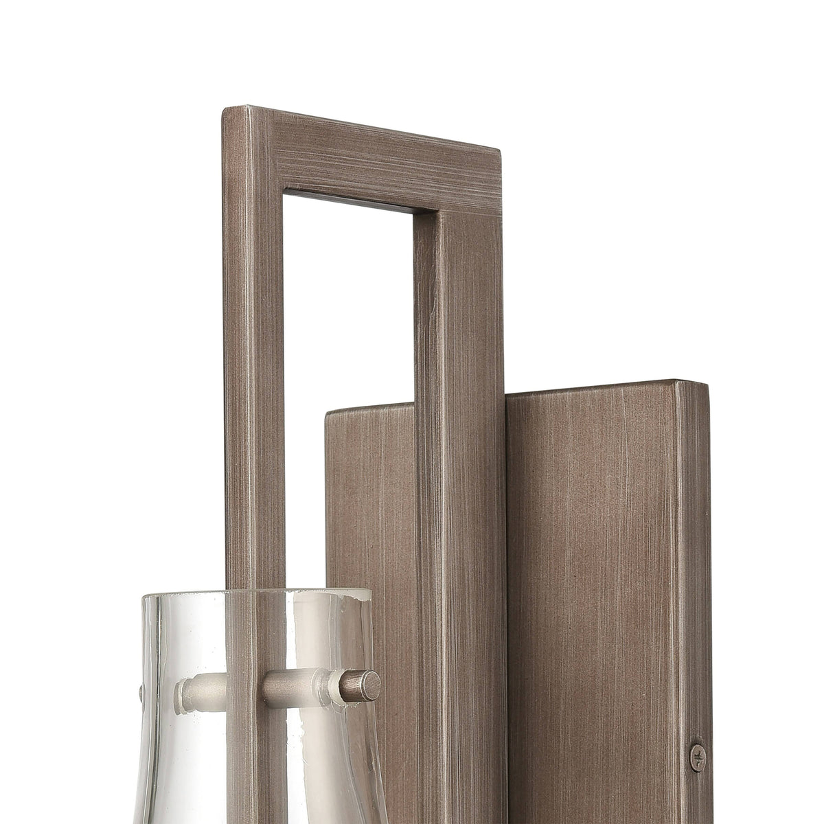 Weathered Zinc 1-Light Sconce E594