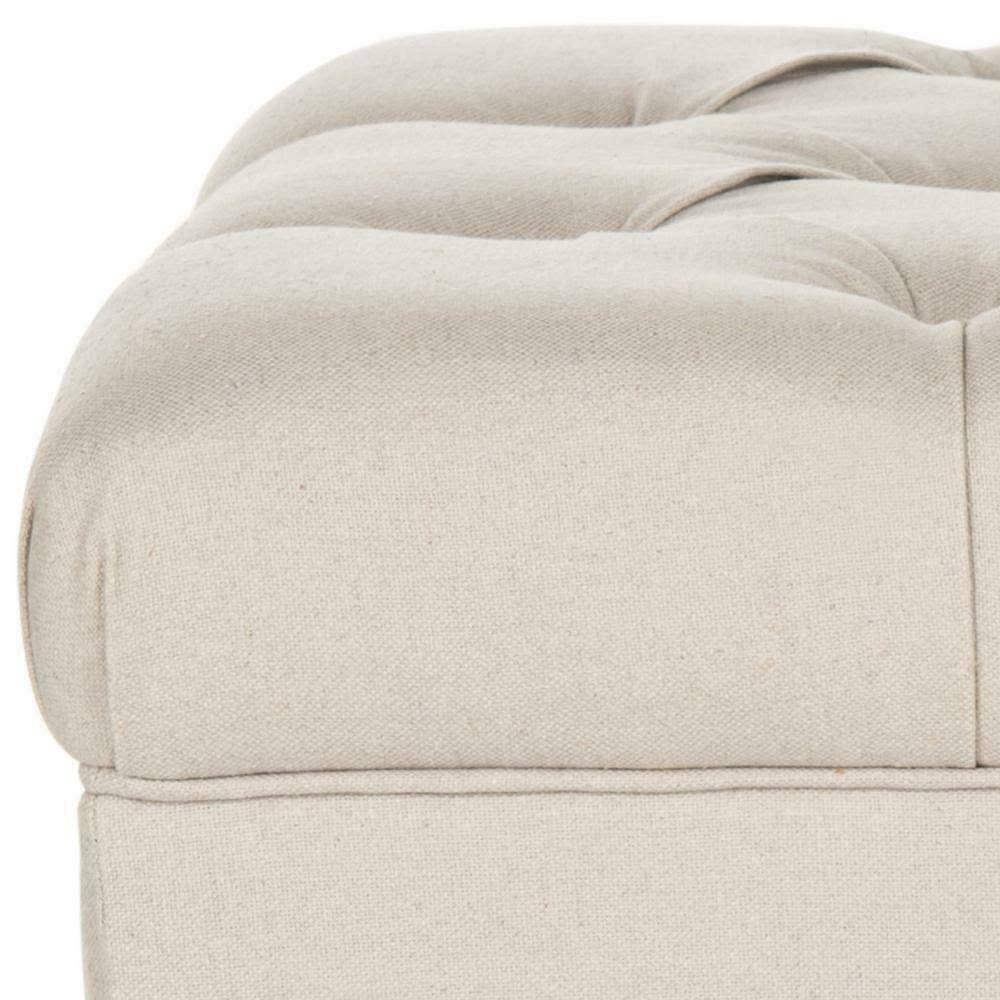 Taupe Tufted Ottoman U27155
