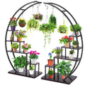 5 Tier Black Metal Plant Stand 2Pcs B141106