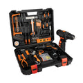 16.8V Cordless Drill with 91 Piece Tool Set and Plastic Toolbox Y426724