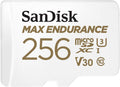 256GB MAX Endurance microSDXC Card with Adapter, C10, U3, V30, 4K UHD, Pack of 2 T93380