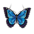 Blue Morpho Butterfly Medium Suncatcher B6987