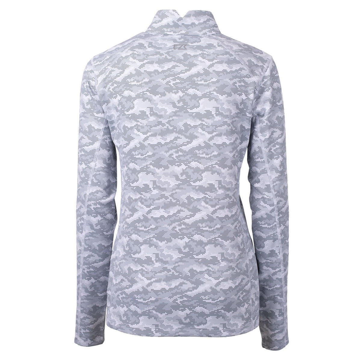 Charcoal Stretch Quarter-Zip Pullover Top W892361