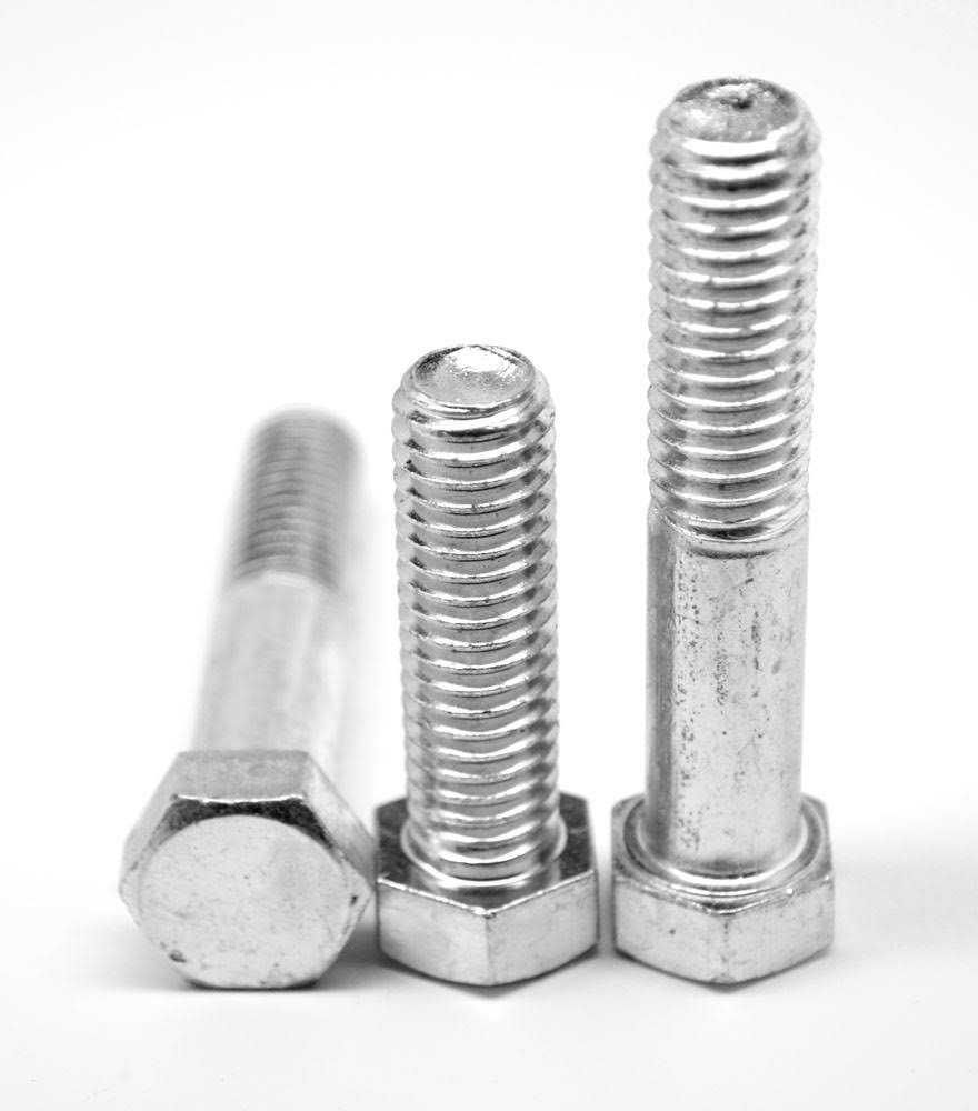 M6 x 1.00 x 65 mm Coarse Thread DIN 931 Hex Cap Screw Stainless Steel 316 T379929