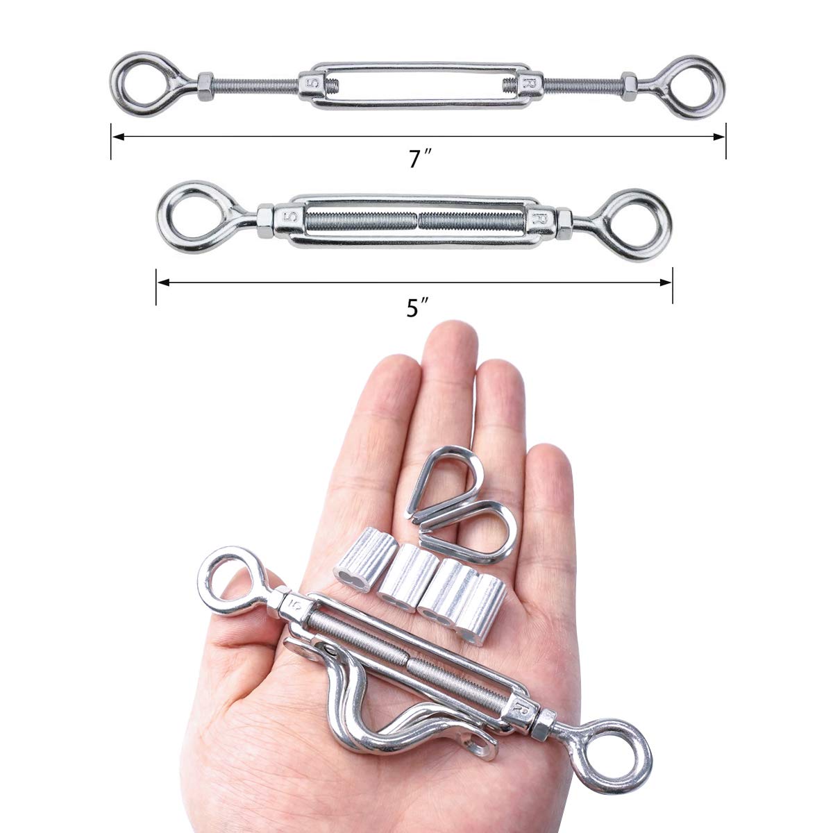 1/8 Cable Railing Kit with 400ft Stainless Steel Cable Wire X87820
