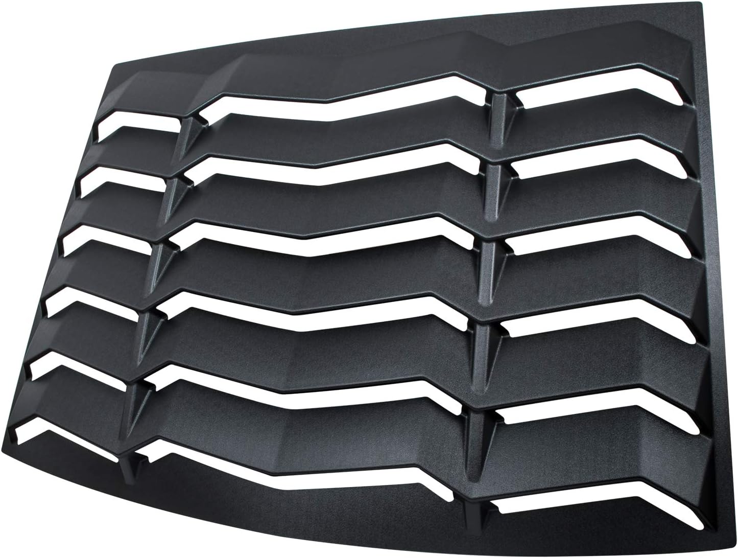 Rear Window Louvers Sun Shade Cover Matte Black A1043