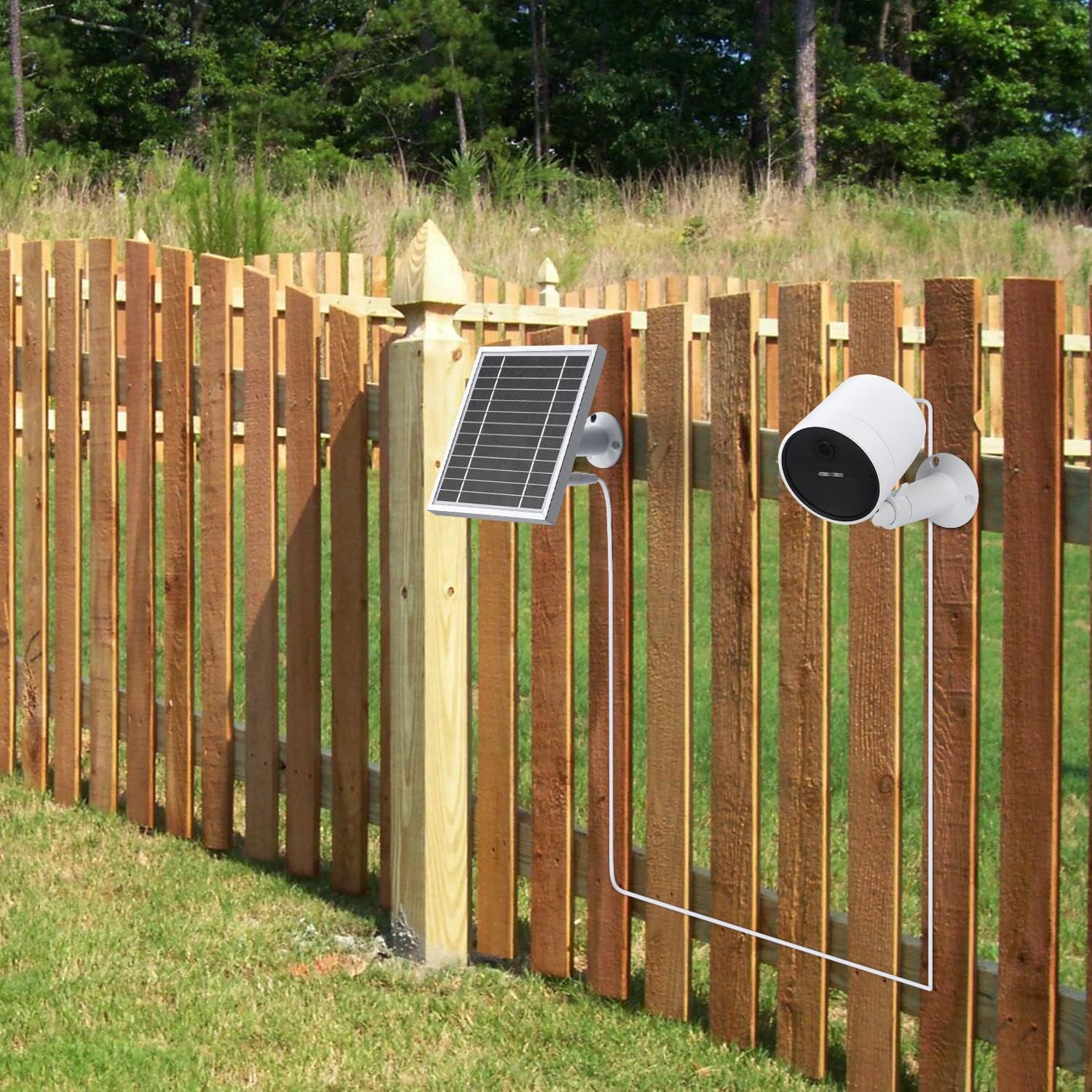 Silver Solar Panel for Outdoor Security Camera S204