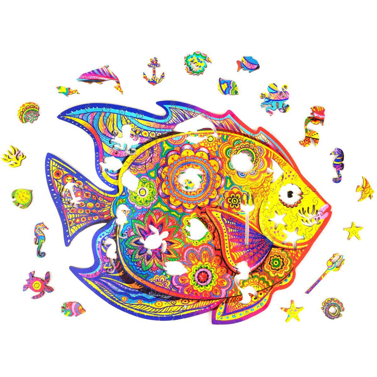 Wooden Jigsaw Puzzle, 12.6 x 9.6 in K134