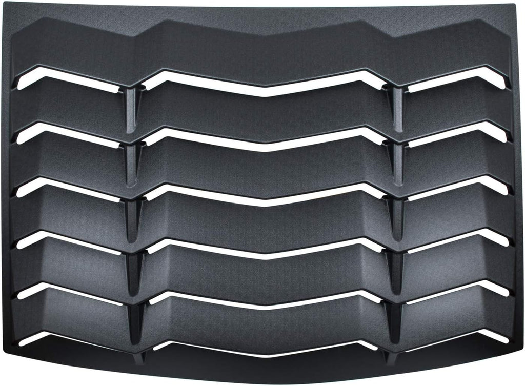 Rear Window Louvers Sun Shade Cover Matte Black A1043