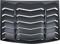 Rear Window Louvers Sun Shade Cover Matte Black A1043