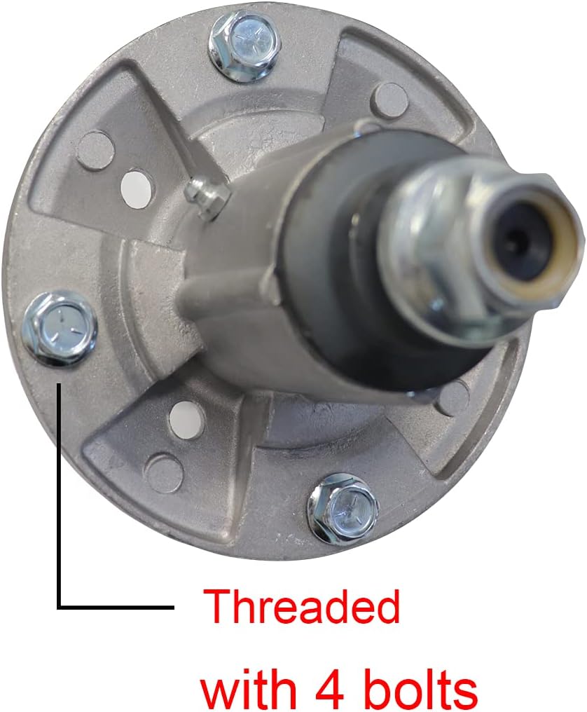 48" Deck Lawn Mower Spindle Assembly with 4 Mounting Bolts (2 Pack) F821