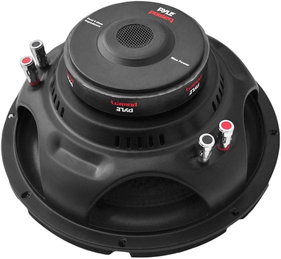 10 2000W Car Subwoofer DVC 2 Pack with Black Steel Basket and Non Press Paper Cone N6034