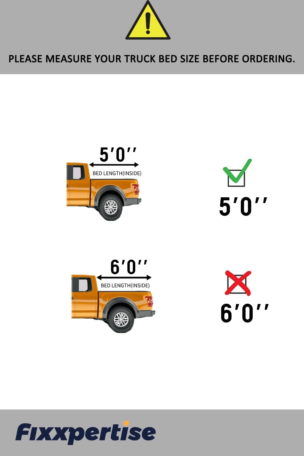 Soft Roll Up Truck Tonneau Cover for 5ft Bed J456448
